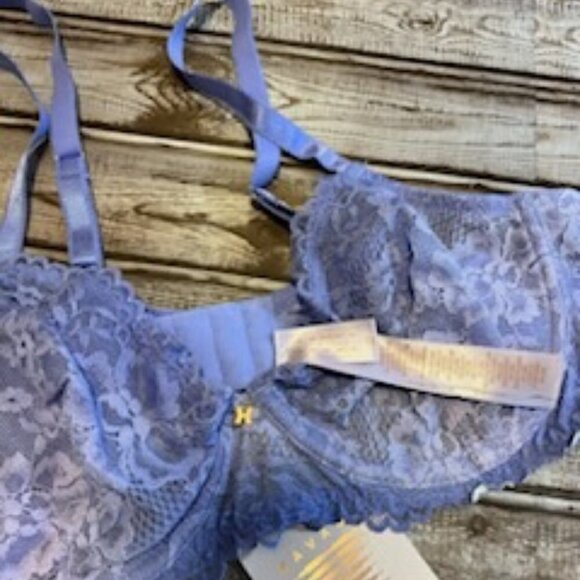 Savage X Fenty Floral Lace Unlined Bra - Picture 2 of 2